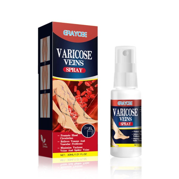 Varicose Vein Spray Vasculitis Phlebitis Spider Legs Soothing Blood Vessel Bulging Redness Leg Body Care Veins Spray