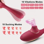 Multi Vibration and Sucking Modes Clitoral Stimulation Suction Vibrator Female Adult Sex Toys for Women