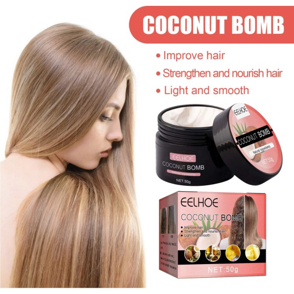Hair Mask Supplier - Costom Coconut Water Infusion Keratin Repair