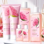 Bath Set Supplier - 6pcs Rose Extract Shampoo Shower Gel Body Lotion