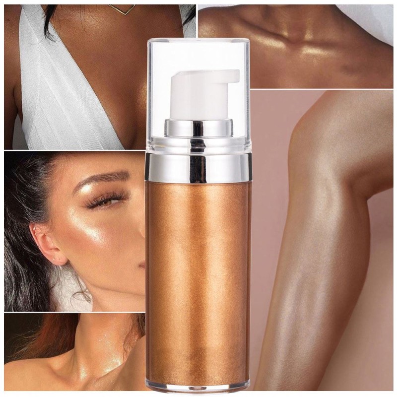 Highlighter Spray Supplier - 4 Colors Body Shimmer Face Contouring
