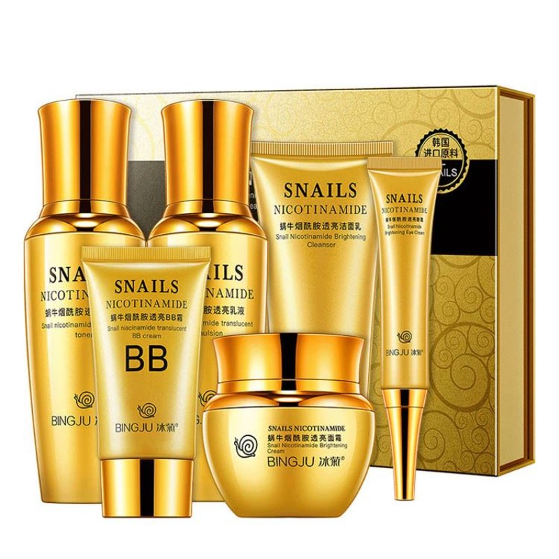 Skincare Set Factory - OEM Professional Brightening Anti Aging Snail