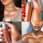 Highlighter Spray Supplier - 4 Colors Body Shimmer Face Contouring