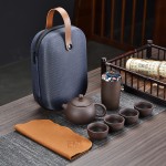 Tea Set Supplier - Handmade Portable Ceramic Cup Luxury Gift Box