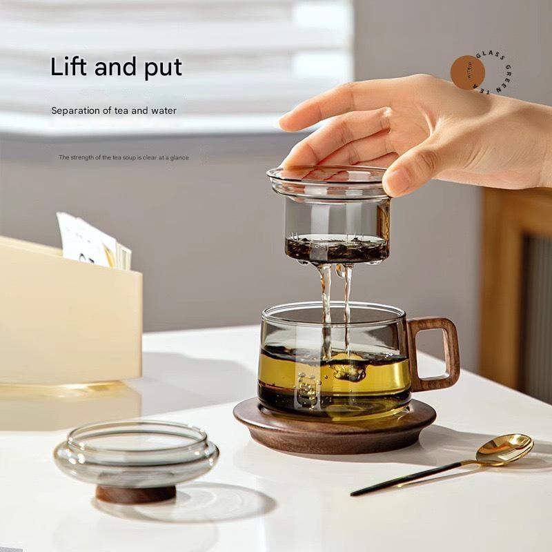 Glass Teapot Supplier - Three-Piece Resistant High Temperature Filter