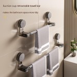 Towel Rack Factory - Sucker Retraction Bathroom Wall Hanging Storage
