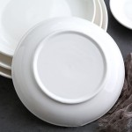 Porcelain Plate Supplier - Eco-Friendly 10 Inch Round White Household