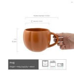 Ceramic Mug Supplier - Cute Large Capacity Pumpkin Couple Milk Coffee
