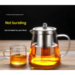 Glass Tea Pot Manufacturer - 450ml Microwave Dishwasher Safe Transparent
