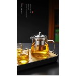 Glass Tea Pot Manufacturer - 450ml Microwave Dishwasher Safe Transparent