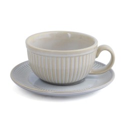 Ceramic Mug Supplier - Handmade 220ml Coffee Cup Reusable Saucers