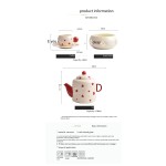 Tea Cup Set Supplier - Girl Love Ceramic Water Cup Wedding Gift