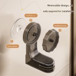 Towel Rack Factory - Sucker Retraction Bathroom Wall Hanging Storage