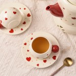 Tea Cup Set Supplier - Girl Love Ceramic Water Cup Wedding Gift