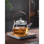 Tea Pot Set Factory - Wholesale 1000ml Borosilicate with Bamboo Handle