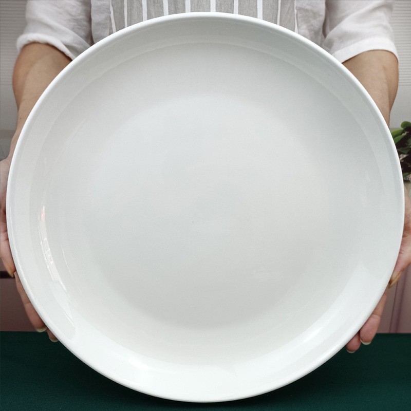 Porcelain Plate Supplier - Eco-Friendly 10 Inch Round White Household