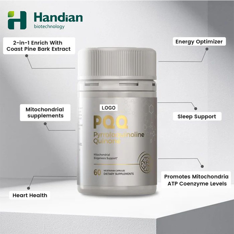PQQ Capsules Manufacturer - OEM 20mg Coastal Pine Mitochondrial Health