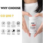 CoQ10 Capsules Supplier - 200mg 120 Softgels Heart Health Support