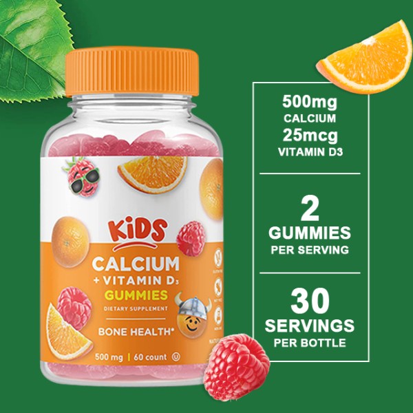 Kids Gummies Manufacturer - Great Tasting Calcium VD3 VK2 Gelatin