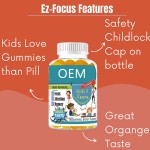 Kids Gummies Supplier - Focus Pectin Omega 3 Improve Memory