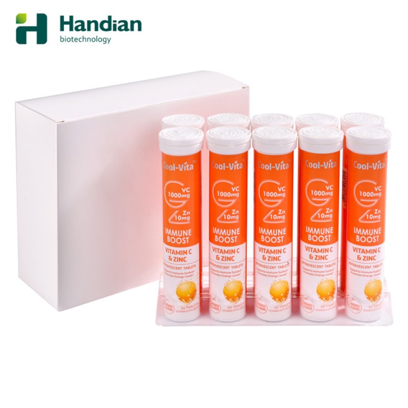 Vitamin C Tablets Factory - Customized Formula Orange 1000mg