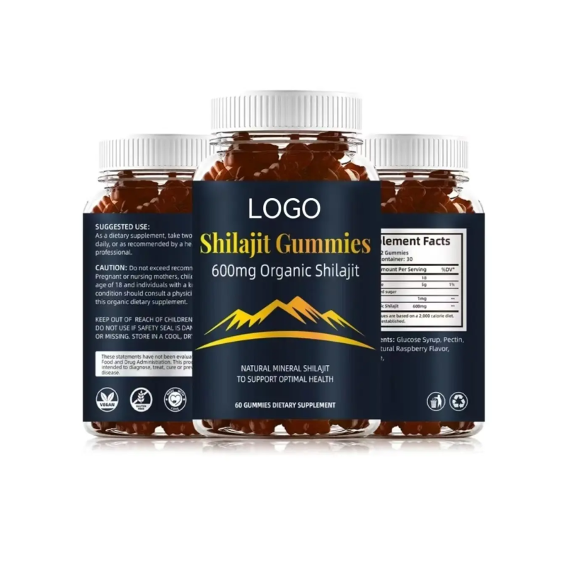Shilajit Gummies Factory - Organic 600mg Himalayan Resin Antioxidant