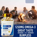 Omega 3 Fish Oil Softgel Supplier - Halal Certified 1000mg Capsules