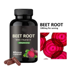 Beet Root Extract Capsules Factory - Private Label 500mg Herbal Supplement