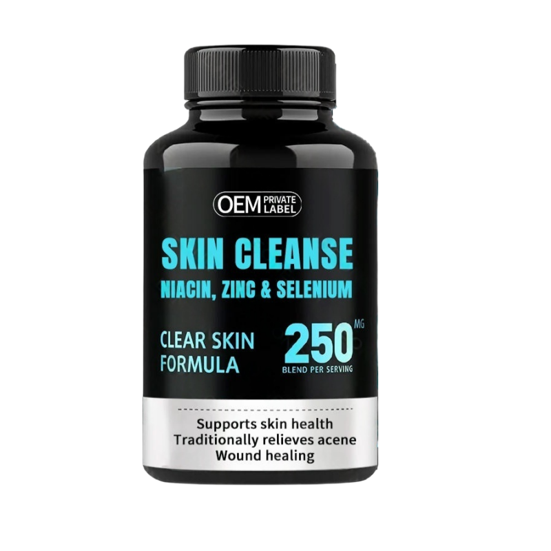 Acne Cleanse Capsule Manufacturer - Vegan Oily Skin Dark Spot Relief