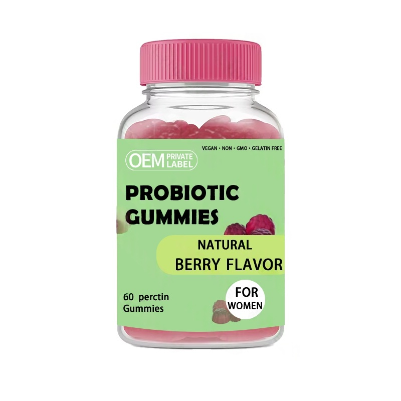 Probiotic Gummies Supplier - Organic Natural Berry Flavor Vegan