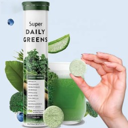 Effervescent Tablets Factory - OEM Super Green Multivitamin Formula