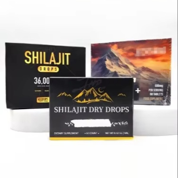 Shilajit Pills Manufacturer - OEM Herbal Dry Drops Tablets Supplement