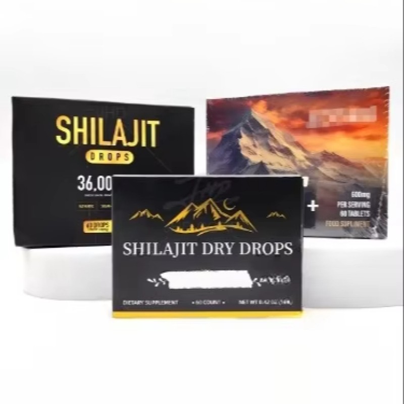 Shilajit Pills Manufacturer - OEM Herbal Dry Drops Tablets Supplement