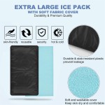 Large Ice Pack Manufacturer - 12x21 Fabric Cover