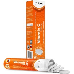 OEM Popular Vitamin C Effervescent Tablets Safe Health Care Supplement for Everyone Except Pregnant Women Herbal Supplements