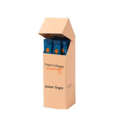 Vegan Orange Flavor Collagen Jelly Stick Supplement Beauty Skin Whitening Triple Collagen Jelly Stick