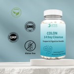 Men and Women Colon Cleanse Capsule,support Digestive Health,revitalize with Vitality,90 Vegan Capsules