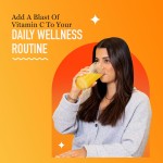 1000mg Vitamin C with Zinc SUGAR FREE Effervescent Tablets Zesty Orange Flavor
