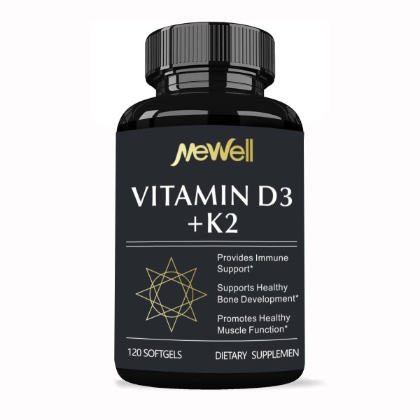 Supplements Strong Bone Calcium Magnesium Vitamin K2 Vitamin D3 Softgel Capsules OEM&Quasi Spot Goods