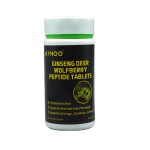 Jayhoo Ginseng Deer Wolfberry Peptide Tablets Herbal Supplements for Strong Power Boost and Long Lasting Enhancement