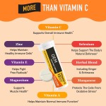 1000mg Vitamin C with Zinc SUGAR FREE Effervescent Tablets Zesty Orange Flavor