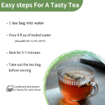 Multifaceted Breakfast Blend Tea Bag English Break Mango Peach Earl Grey Ginger Chamomile Premium Selection Teas One Convenient