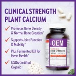OEM Red Algae Plant Calcium 120 Tablets Supplement for Adult Human Bones with Variety of Vitamins & Magnesium