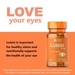 OEM/ODM  Lutein Softgel Containing Astaxanthin and Zeaxanthin Health Eye Vitamin Mineral Supplement