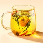 Lavender Chamomile Herbal Tea Soft Chamomile Mixed Tea Caffeine-Free Reusable Sealing Bag for Adults Not for Pregnant Women