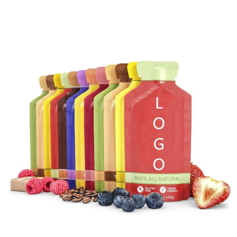 能量凝胶供应商 - 12包装胃部友好OEM代工