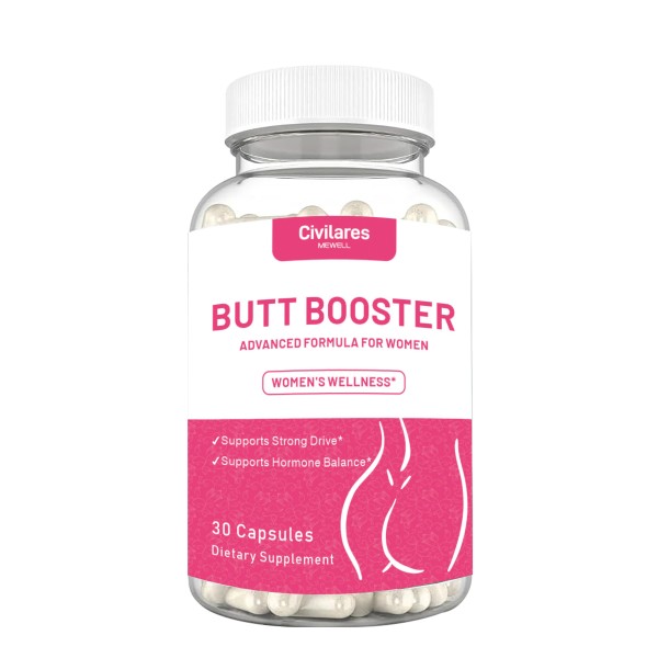 Newly Upgraded Enrich Contour Buttocks Increase Plasticity Non-Gmo Gluten Free Butt Enlargement Capsule