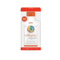 OEM Oral Liquid Collagen Solution for Hair Skin Nails Containing Collagen Peptides and Amino Acids Gluten-Free for Adults
