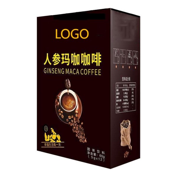 OEM/ODM High-quality Ginseng Maca CoffeeProviding Energy Refreshing Health Solid Drink for Men
