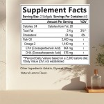 欧米茄3鱼油软胶囊，含有DHA和EPA， 1440毫克欧米茄3和2400毫克鱼油，120粒